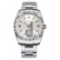 Fake Rolex Air-King White Gold Fluted Bezel Silver round dial 114234 SBLIO.