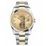 Fake Rolex Datejust 36mm Steel and Gold Yellow Gold Champagne Dial 116203 CHRO.