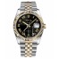 Fake Rolex Datejust 36mm Steel and Yellow Gold Black Jubilee Dial 116233 BKJRJ.
