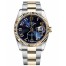 Fake Rolex Datejust 36mm Steel and Gold Blue Concentric Circle Dial 116233 BLCAO.