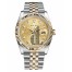 Fake Rolex Datejust 36mm Steel and Yellow Gold Champagne Jubilee Dial 116233 CHJDJ.