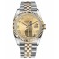 Fake Rolex Datejust 36mm Steel and Yellow Gold Champagne Dial 116233 CHRJ.