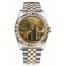 Fake Rolex Datejust 36mm Steel and Yellow Gold Champagne Sunbeam Dial 116233 CHSBRJ.