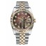 Fake Rolex Datejust 36mm Steel and Yellow Gold Dark Mother of Pearl Dial 116233 DKMDJ.