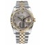 Fake Rolex Datejust 36mm Steel and Yellow Gold Grey Dial 116233 GRJ.
