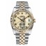 Fake Rolex Datejust 36mm Steel and Yellow Gold Ivory Jubilee Dial 116233 IJAJ.