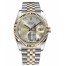 Fake Rolex Datejust 36mm Steel and Yellow Gold Silver Concentric Circle Dial 116233 SCAJ.