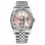 Fake Rolex Datejust 36mm Steel Pink Dial Jubilee Bracelet 116234 PIJ.