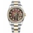 Fake Rolex Datejust Steel and Gold Yellow Gold Dark MoP dial 116243 DKMDO.
