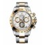 Fake Rolex Daytona Steel and Gold White dial 116523 WS.