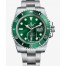 Fake Rolex Submariner Date Gree Dial 116610LV.