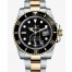 Fake Rolex Submariner Date Two Tone Black Dial 116613LN.