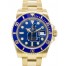 Fake Rolex Submariner Date Yellow Gold Blue Dial 116618LB.