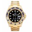 Fake Rolex GMT Master II Yellow Gold Black Dial 116758 SA.