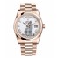 Fake Rolex Day Date Pink Gold White Dial 118205 WRP.