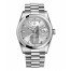 Fake Rolex Day Date Platinum Silver dial 118206 SIP.