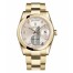 Fake Rolex Day Date Yellow Gold Silver Dial 118208 SDO.