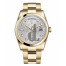 Fake Rolex Day Date Yellow Gold Silver jubilee Dial 118208 SJDO.