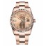 Fake Rolex Day Date Pink Gold Pink champagne dial 118235 CHDO.