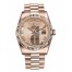 Fake Rolex Day Date Pink Gold Champagne dial 118235 CHRP.