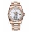 Fake Rolex Day Date Pink Gold White dial 118235 WRP.