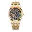 fake Audemars Piguet Royal Oak 41 Double Balance Wheel Openworked Frosted Yellow Gold Rainbow 15412BA.YG.1224BA.01