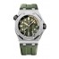 fake Audemars Piguet Royal Oak Offshore Diver Stainless Steel Green 15720ST.OO.A052CA.01