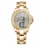 Fake Rolex Yacht-Master Yellow Gold Gray dial Ladies Watch 169628 G.
