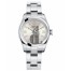 Fake Rolex Oyster Perpetual No Date Stainless Steel Silver dial Ladies watch 176200 SAPIO.
