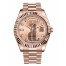 Fake Rolex Day Date II President Pink Gold Champagne dial 218235 CHDP.