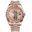 Fake Rolex Day Date II President Pink Gold Champagne dial 218235 CHRP.
