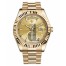 Fake Rolex Day Date II President Yellow Gold Chamapgne dial 218238 CHIP.