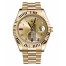 Fake Rolex Day Date II President Yellow Gold Champagne dial 218238 CHRDP.
