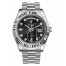 Fake Rolex Day Date II President White Gold Black dial 218239 BKDP.