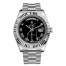 Fake Rolex Day Date II President White Gold Black dial 218239 BKRP.
