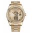 Fake Rolex Day Date II President Yellow Gold Chamapgne dial 218348 CHRP.
