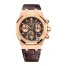 fake Audemars Piguet Royal Oak Selfwinding Chronograph Rose Gold 41mm Brown Dial Strap 26239OR.OO.D821CR.01