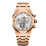 Replica Audemars Piguet Royal Oak Chronograph 38 Pink Gold/Silver 26315OR.OO.1256OR.02