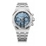 fake Audemars Piguet Royal Oak Chronograph 38 White Gold Light Blue 26317BC.OO.1256BC.01