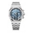 fake Audemars Piguet Royal Oak Chronograph 38 White Gold Diamond Light Blue 26318BC.ZZ.1256BC.01