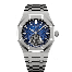 Replica Audemars Piguet Royal Oak Ultra Thin Tourbillon Titanium/Smoked Blue Evolutive/Yoshida 26522TI.OO.1220TI.01