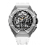Replica Audemars Piguet Royal Oak Concept Tourbillon Chronograph Openworked White Rubber Strap 44 mm Mens Watch 26587TI.OO.D010CA.01