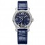 fake Chopard Happy Sport 30mm Blue Alligator Diamond Ladies 278573-3018