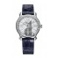 fake Chopard Happy Sport 33 Diamond Bezel White Dial Steel On Blue Strap 278608-3003