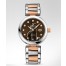 Omega DeVille Ladymatic Brown Dial Two Tone fake  425.20.34.20.63.001