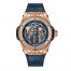 Replica Hublot Big Bang One Click Sang Bleu King Gold Blue Diamonds