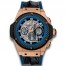 Hublot King Power Unico Gold and Blue 701.OQ.0119.HR Replica