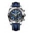 Breitling Chronomat 44 Stainless Steel/Blackeye Blue/Croco/Pin AB011012/C789/731P/A20BA.1 replica