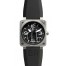 Steel Black Bell & Ross Automatic 46mm Mens Watch BR 01-92 STEEL fake