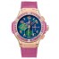 Fake Hublot Big Bang Pop Art Yellow Gold Rose Watch